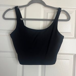 removable pad workout top